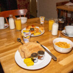 Continental Breakfast at the Old School Traditional Bed and Breakfast