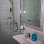 One of the delightfully fitted en-suite bathrooms at the Old School Bed and Breakfast near Carmarthen, Bed and Breakfast Carmarthenshire